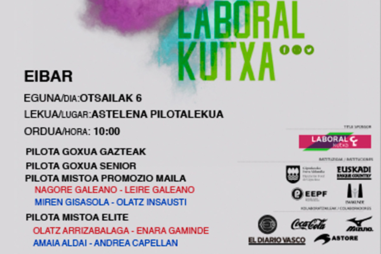 La Catedral, punto de partida inmejorable para las pelotaris de pelota mixta