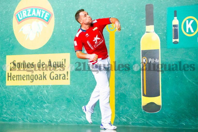 Victoria de Jaka por 22-15 ante Irribarria en el Manomanista 2022