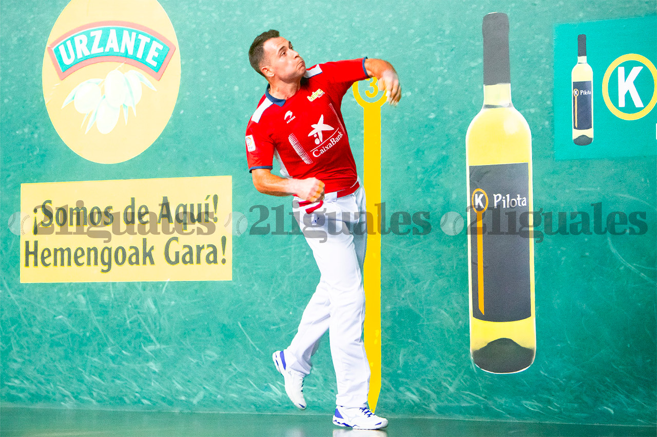 Victoria de Jaka por 22-15 ante Irribarria en el Manomanista 2022