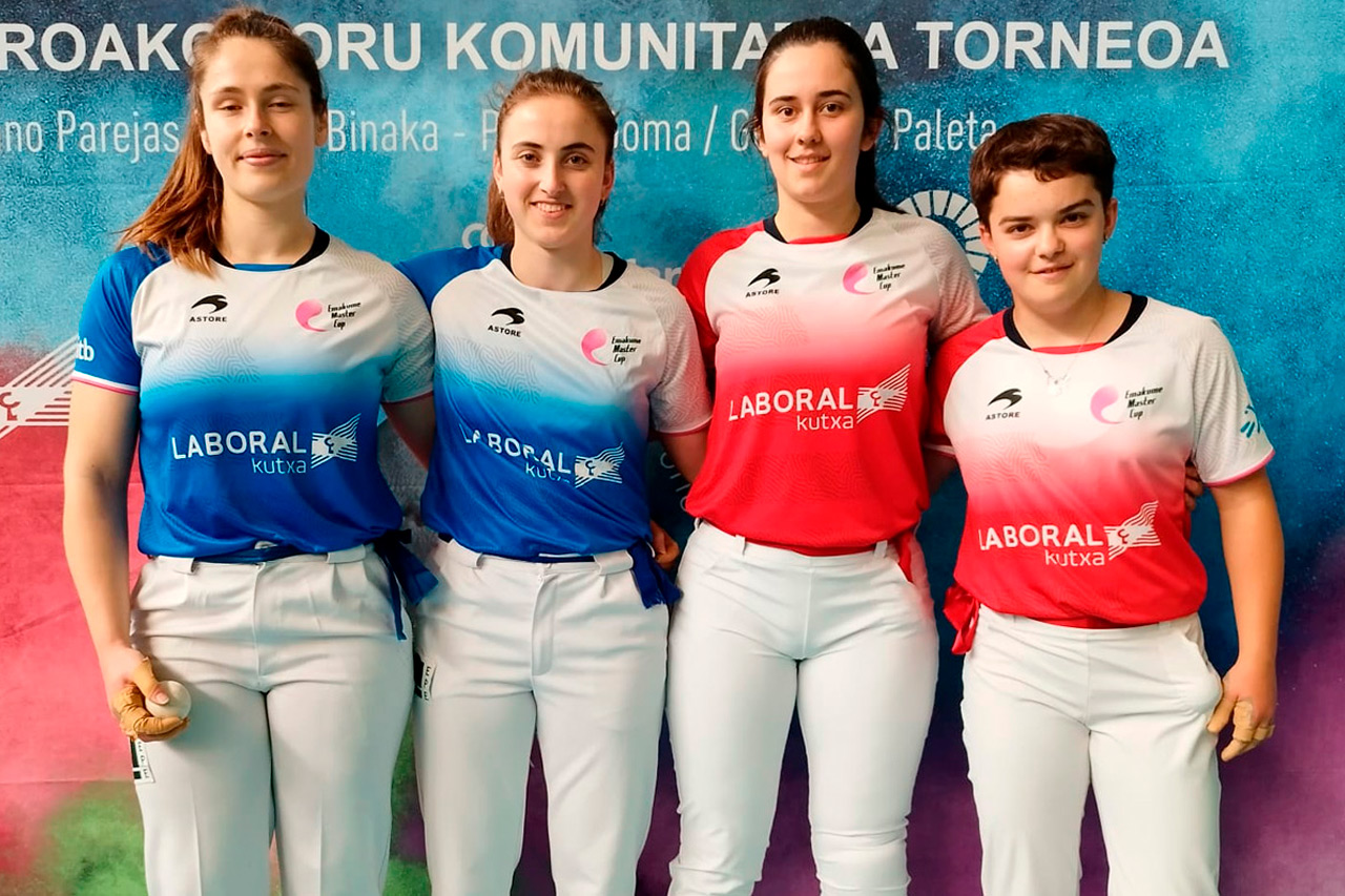 Primeras txapelas en Orkoien y primeras finalistas en Viana