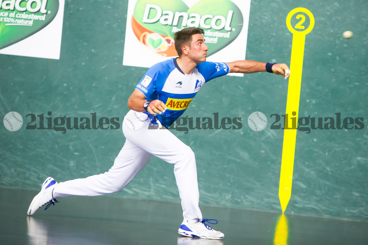 Victoria de Peio Etxeberria por 22-15 ante Altuna III en el Cuatro y Medio de San Fermín 2022