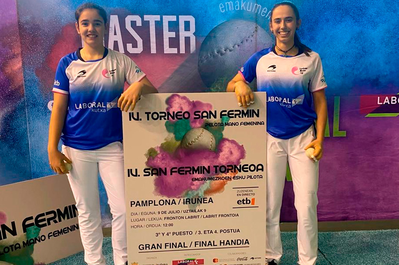 Leire Garai y Enara Gaminde completan la final del Torneo San Fermín