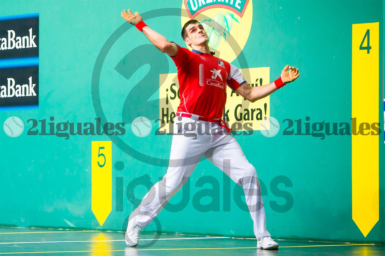 Ezkudia y Zabaleta vencen por 22-13 ante Altuna III y Rezusta en la Blanca 2022