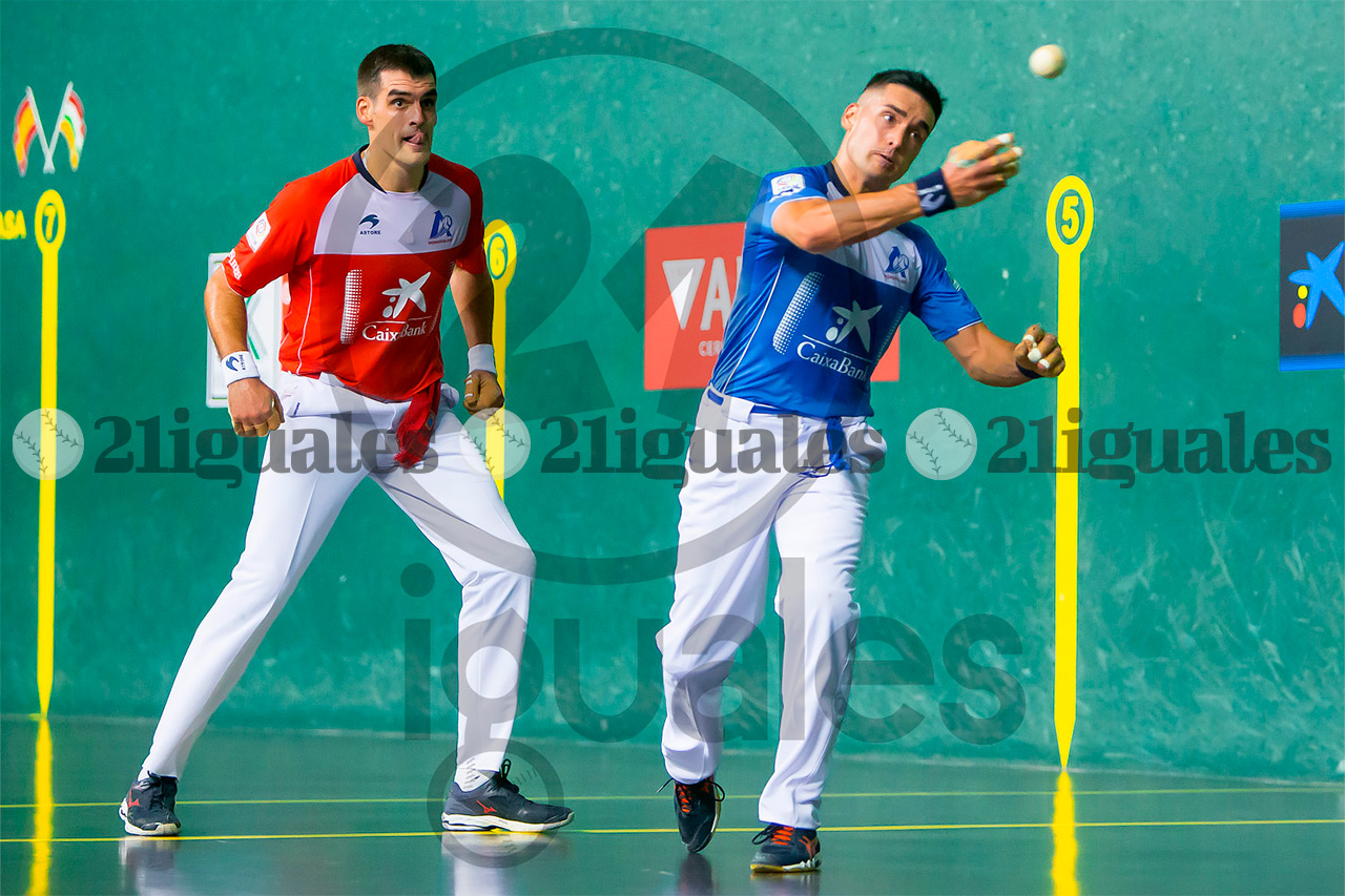Víctor y Zabaleta vencen por 22-17 ante Ezkurdia y Rezusta en San Mateo 2021