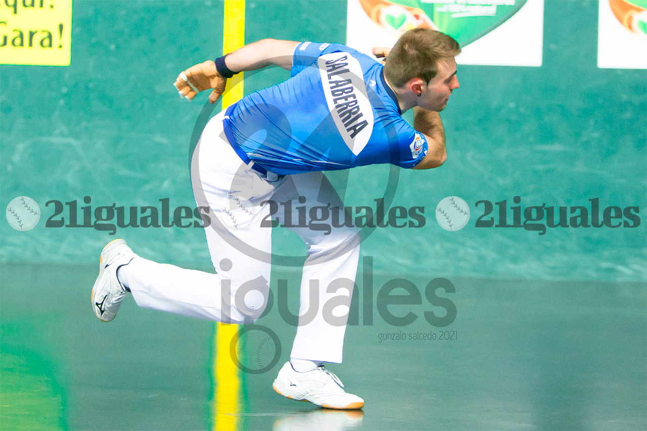 Victoria de Salaberria por 22-16 ante Exposito en semifinales del Cuatro y Medio de Promoción 2022