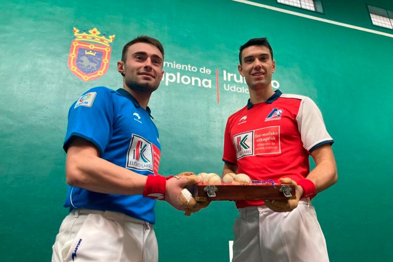 Elección de material de la final del Cuatro y Medio de Promoción 2022 entre Egiguren V y Salaberria