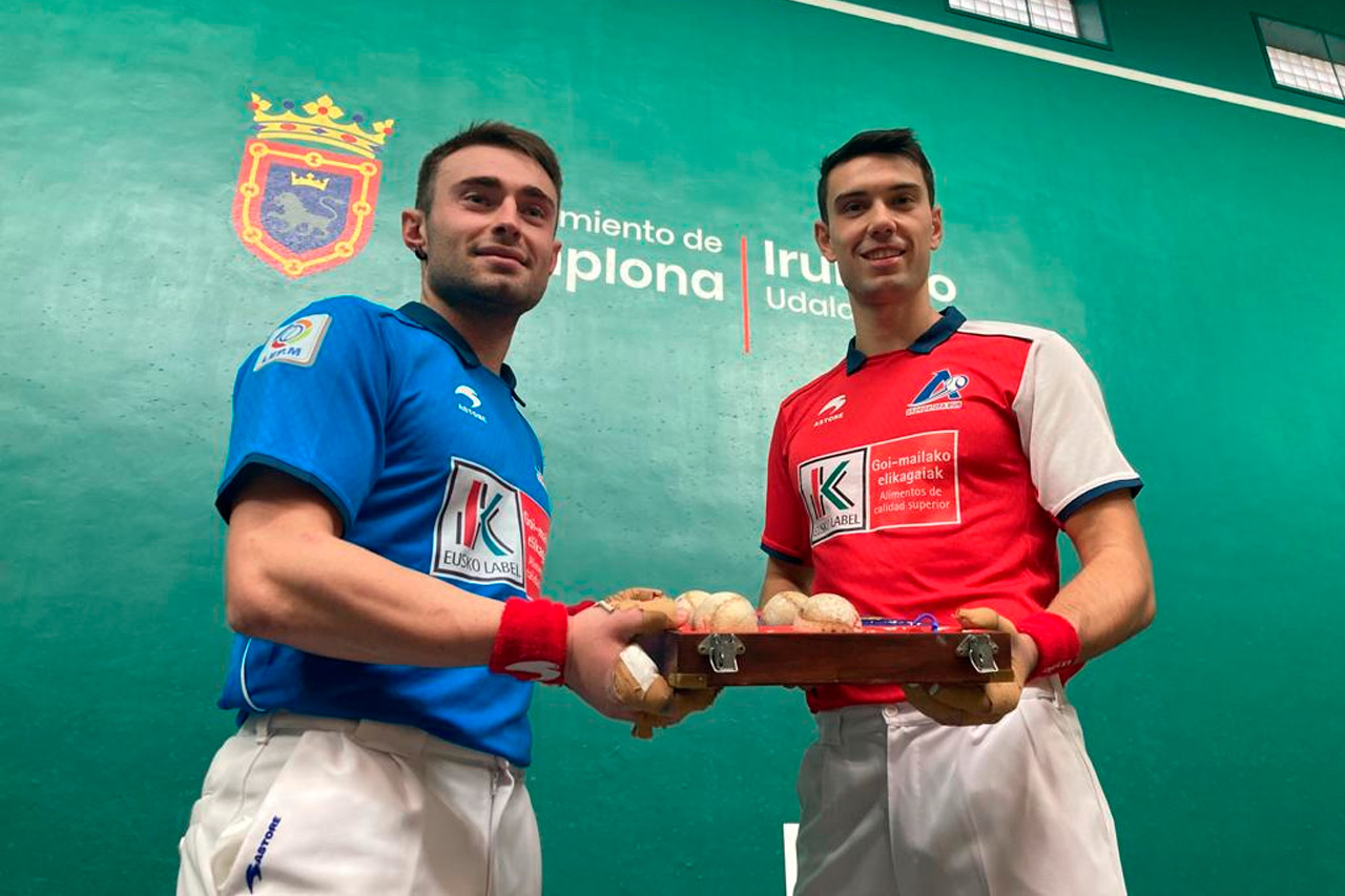 Elección de material de la final del Cuatro y Medio de Promoción 2022 entre Egiguren V y Salaberria