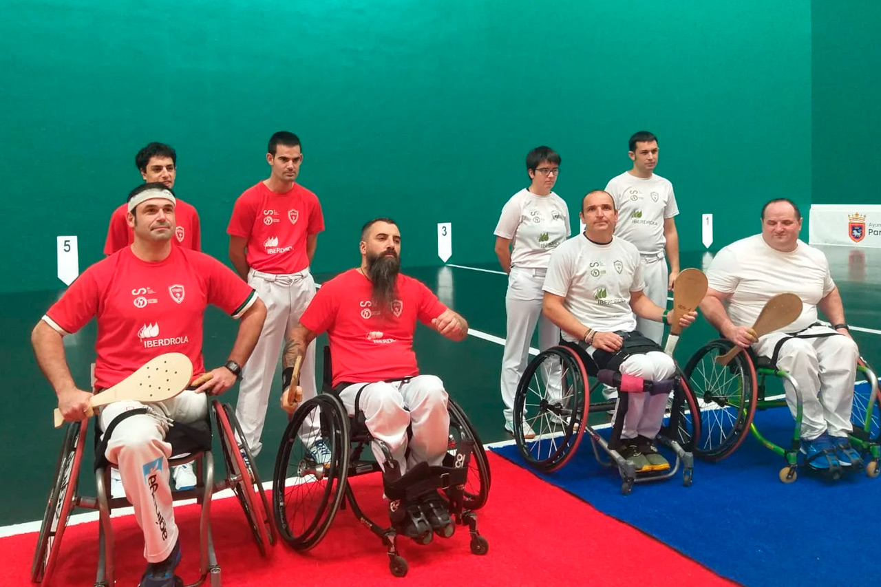 Finales de Pelota Adaptada 2022 en el Labrit