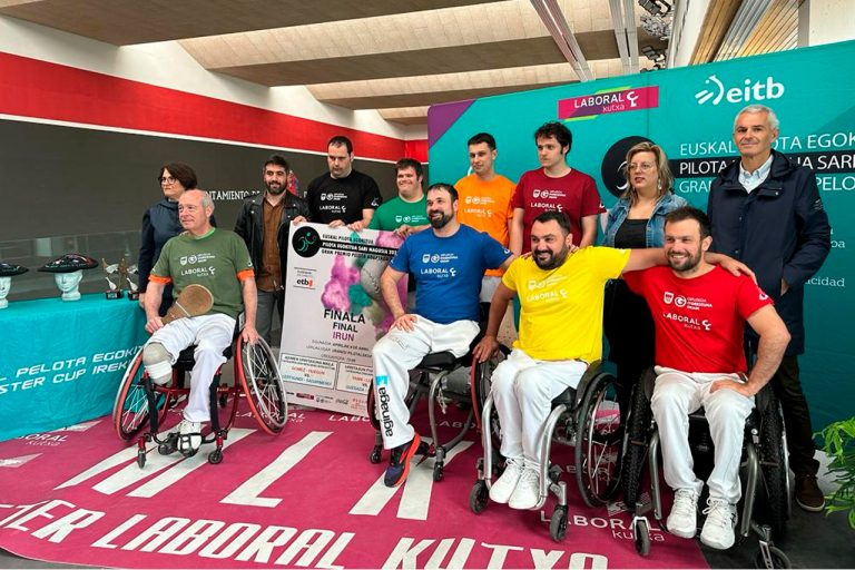 Precioso escaparate del impresionante desarrollo de la pelota vasca adaptada