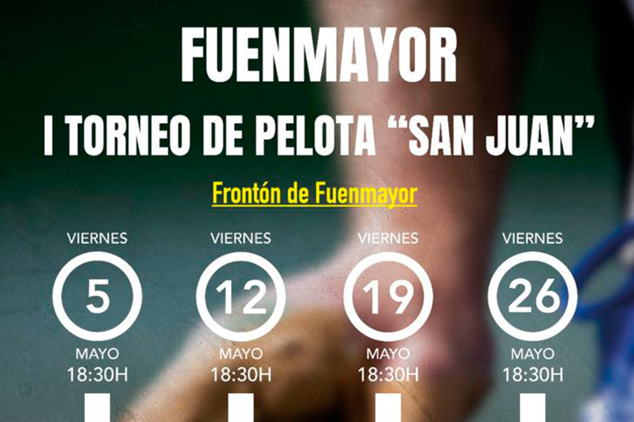Presentación del I Torneo San Juan de pelota de Fuenmayor