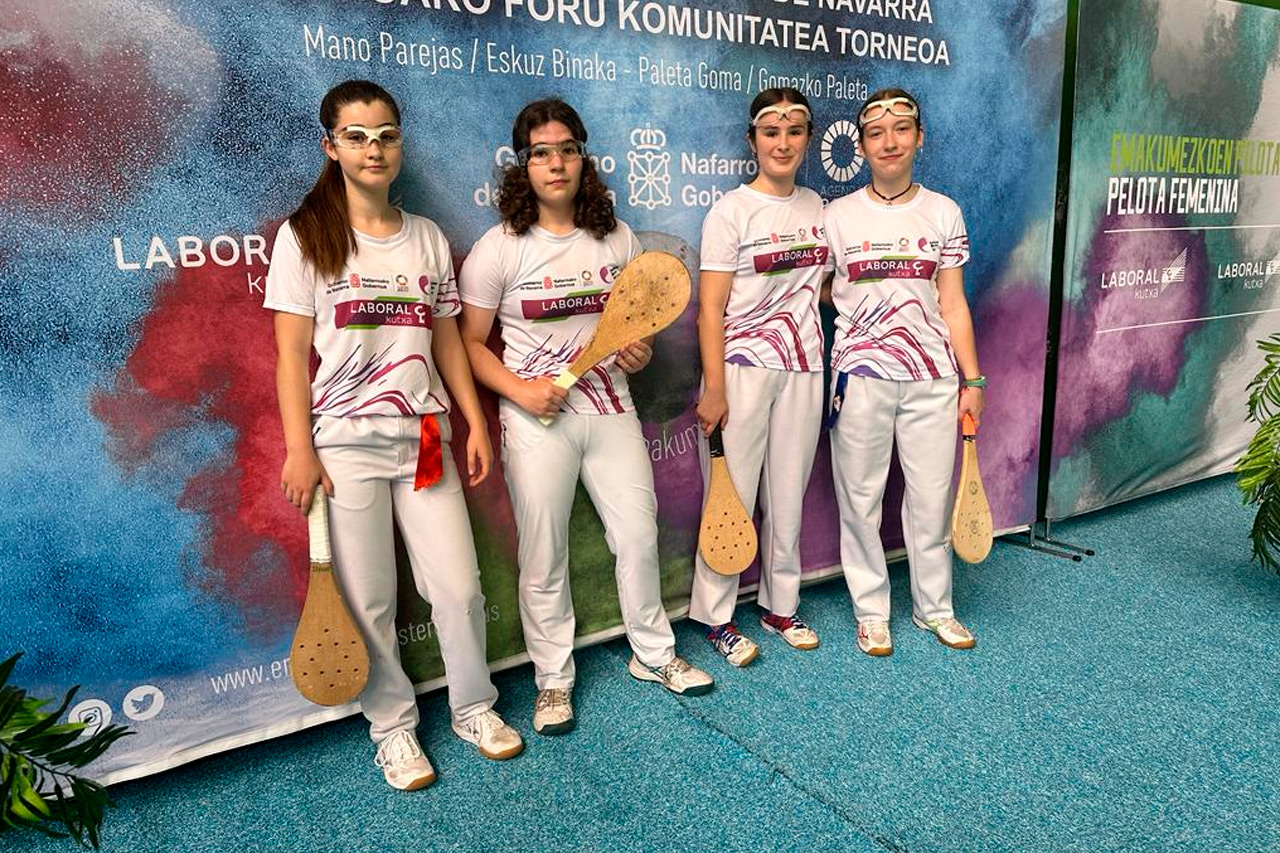 Definidas las finales de paleta goma del Torneo Comunidad Foral de Navarra