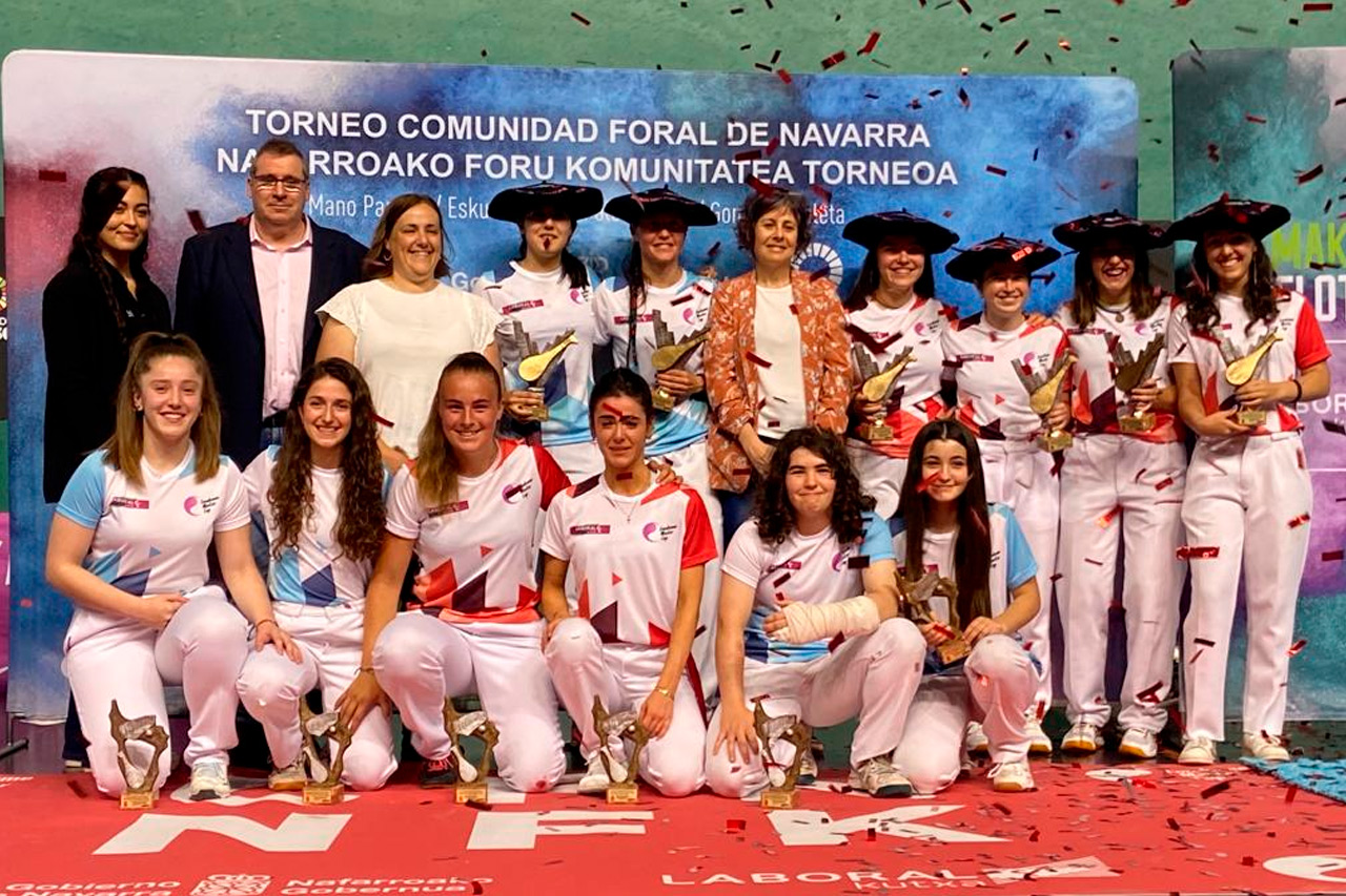 Las finales de paleta goma ponen el broche al Torneo Comunidad Foral de Navarra