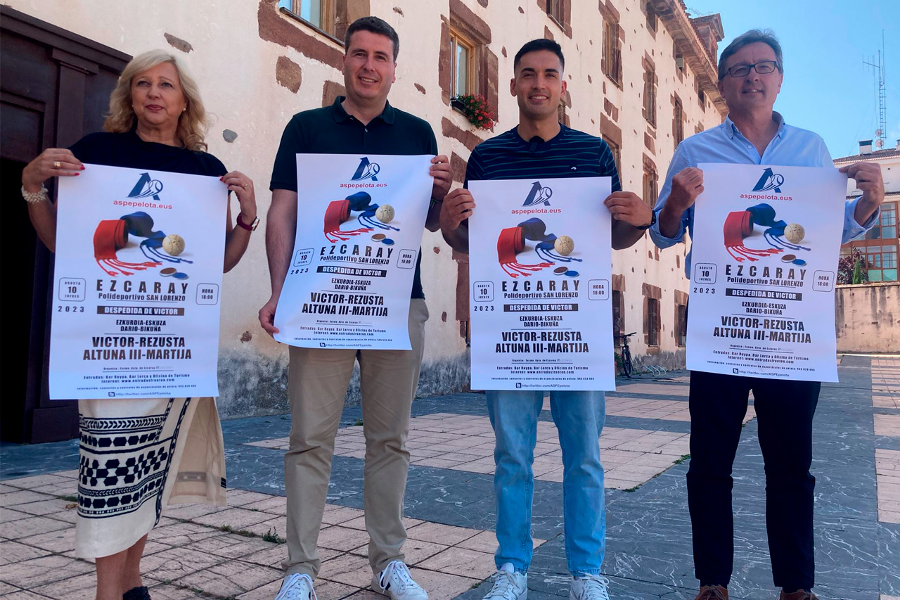 Víctor se despide el 10 de agosto de profesionales