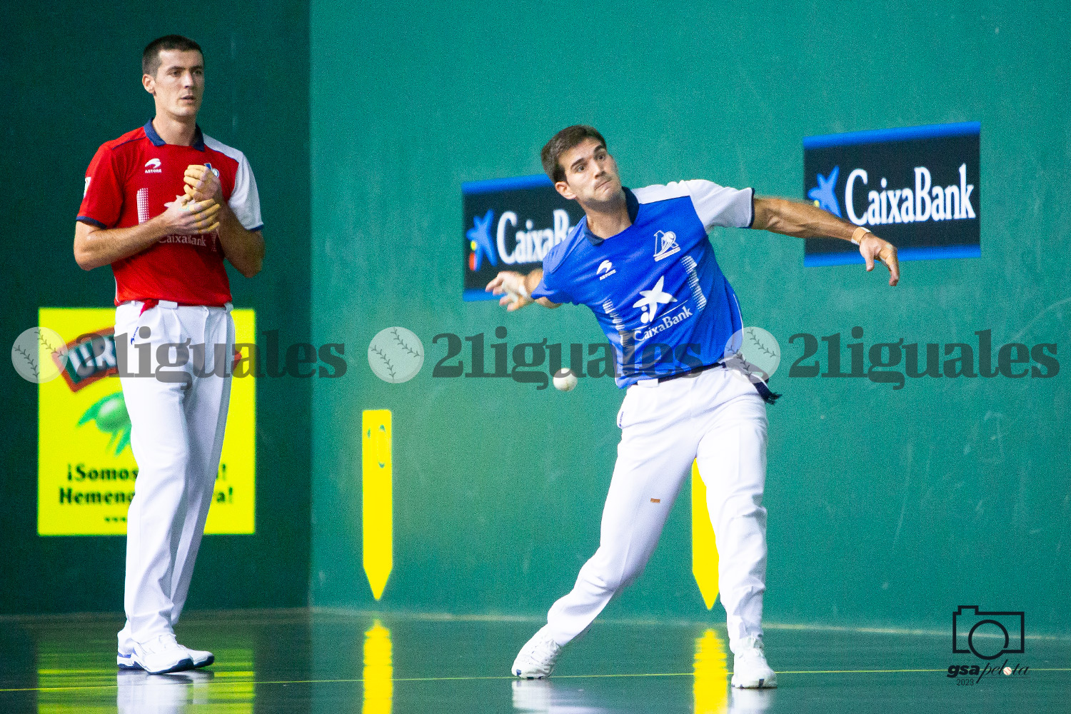 Peio Etxeberria y Zabaleta acarician la final del Parejas