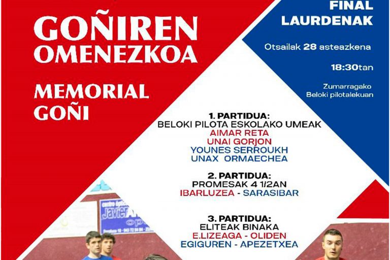 Mucho más que apellidos ilustres en la tercera jornada del Memorial Goñi