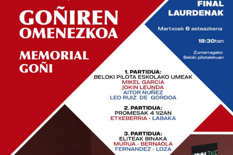 Oihan Etxeberria y Ander Murua quieren dar el primer paso para sacarse la espina del año pasado