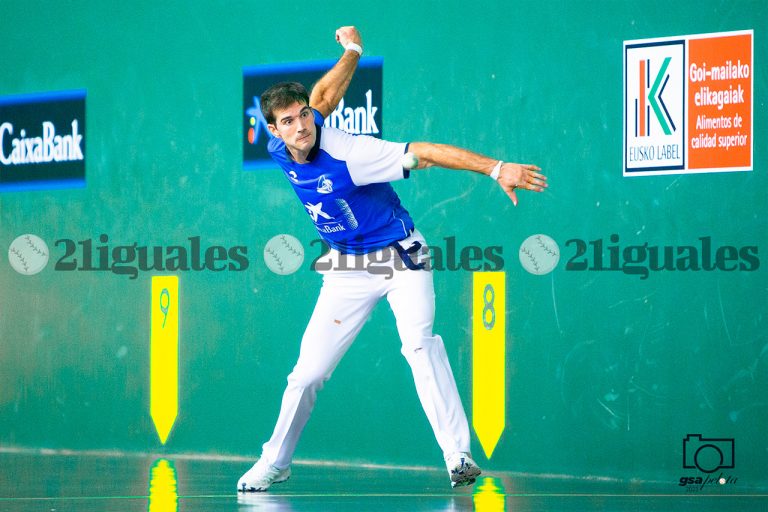 Zabaleta hizo mucho daño con el saque para estar en cuartos