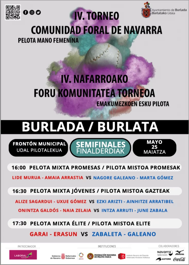 Torneo Comunidad Foral de Navarra / Cartel Burlada 25 mayo