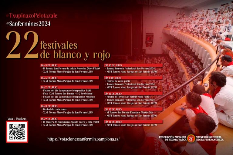 22 Festivales por San Fermín