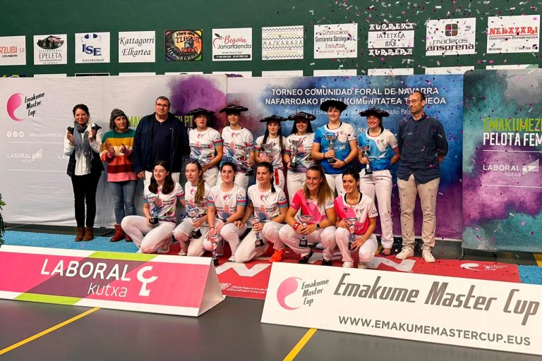 El frontón de Lekunberri hace honor a su nombre con la disputa de las finales de paleta del Torneo Comunidad Foral de Navarra