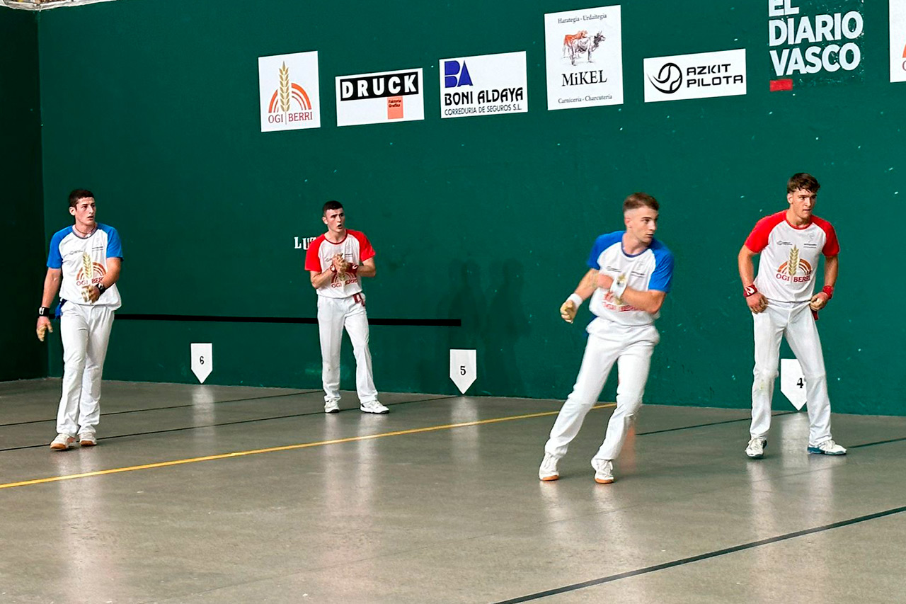 Gutierrez-Bernaola con diferencia y Apaolaza-Santesteban arrancan ganando en el Antiguo