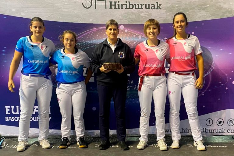Una gran fiesta de la pelota femenina ha dado inicio al campeonato 3 Hiriburuak