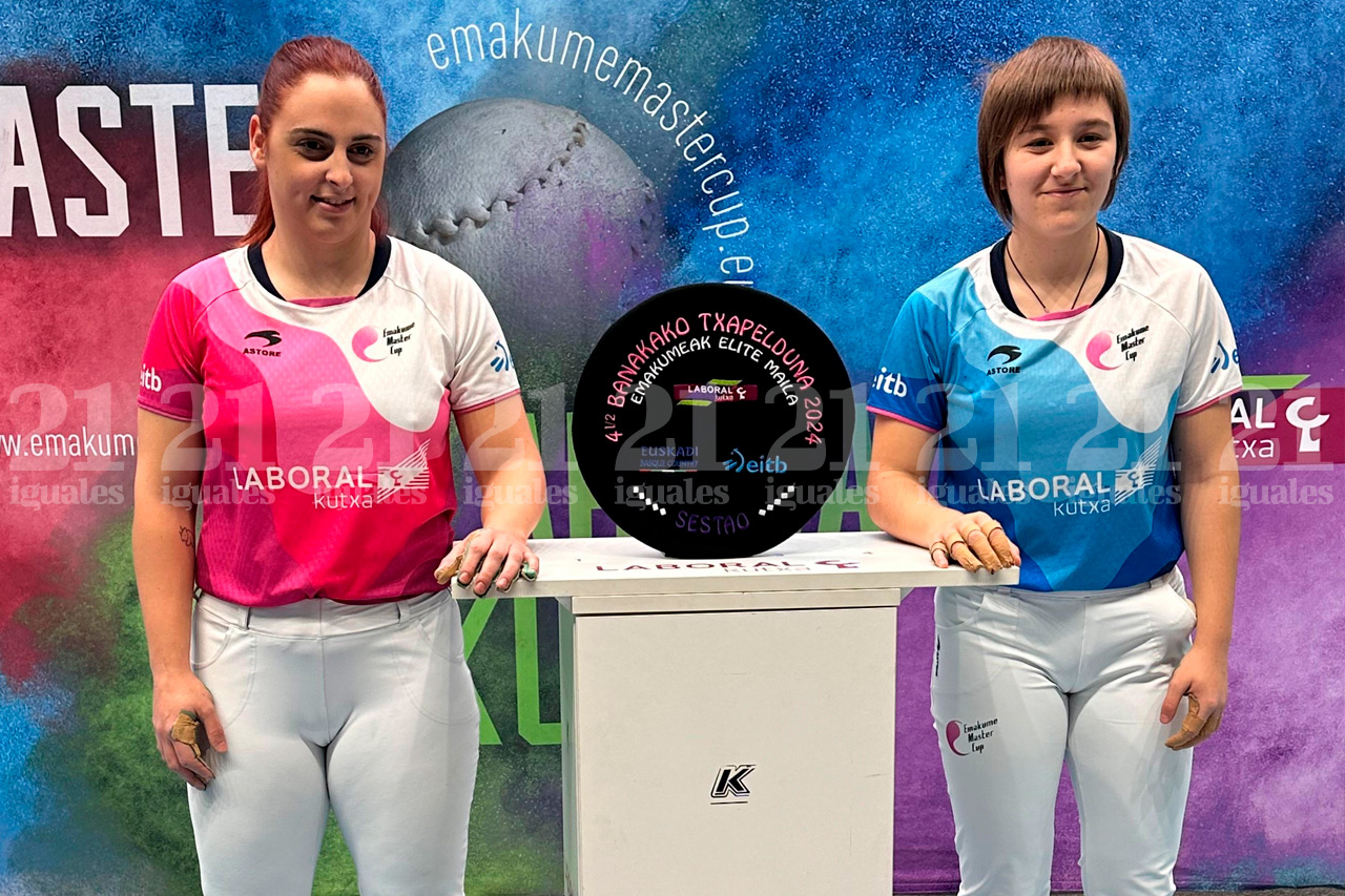 Amaia Aldai y Goiuri Zabaleta jugarán en Sestao una final a la que no se le puede pedir nada más
