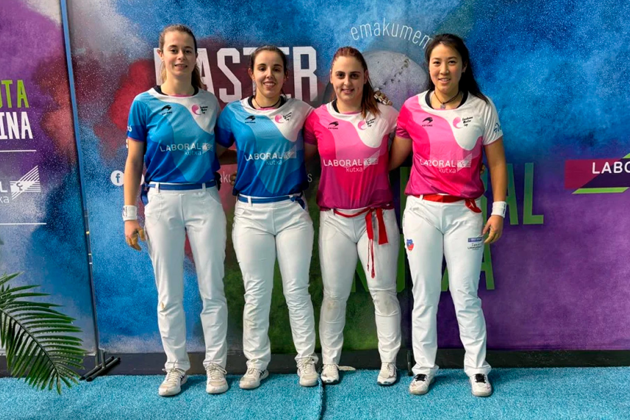 Olatz Arrizabalaga inicia con fuerza su camino hacia su sexta txapela del Parejas