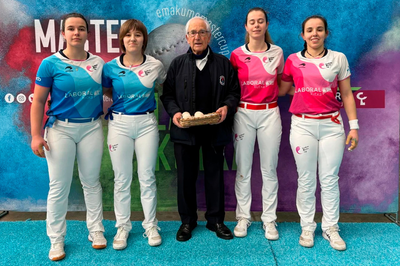 Zabaleta-Oses logran el primer punto de la Liga de Oro en el gran festival de Aretxabaleta