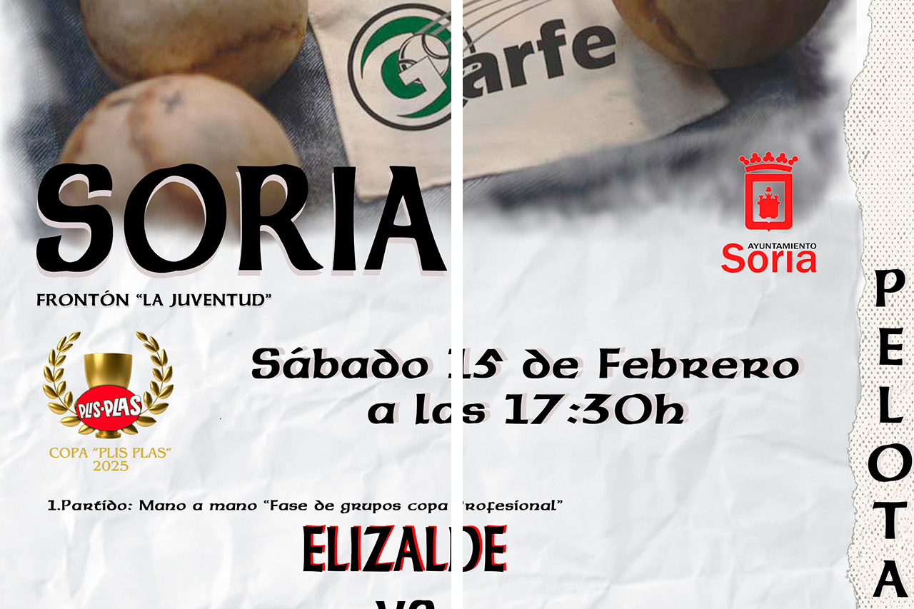 Este sábado se juega la Copa Plis Plas en Soria