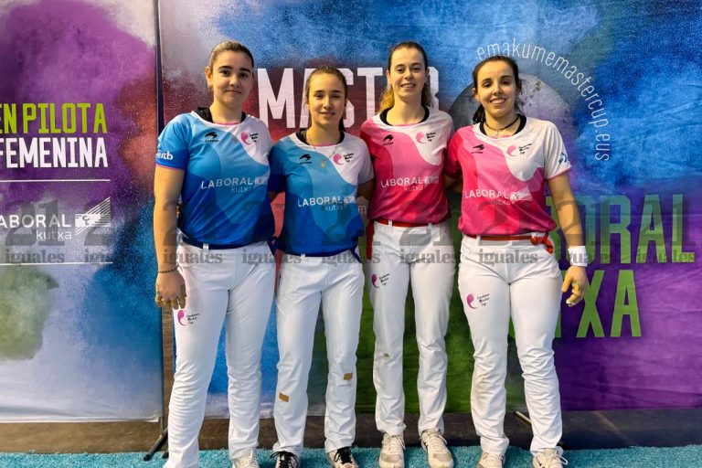 Arrizabalaga-Bergara han necesitado más de una hora en Gallarta para sumar su primer punto en la Liga de Oro