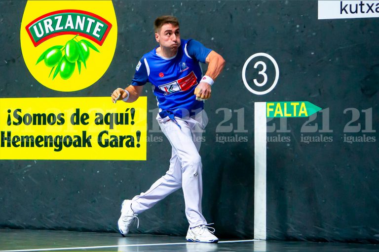 Peio Etxeberria jugará las semifinales tras imponerse a Ezkurdia
