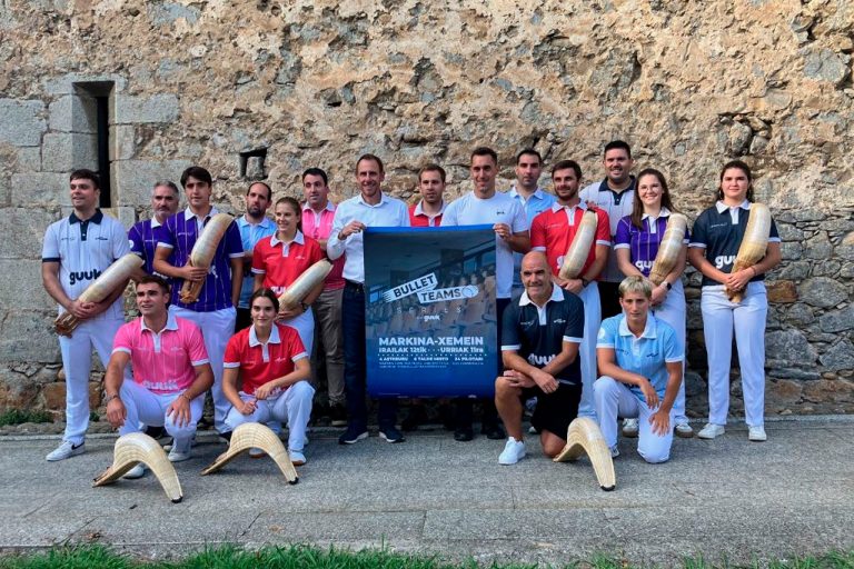 El frontón de Markina acogerá la segunda edición del Bullet Teams Series
