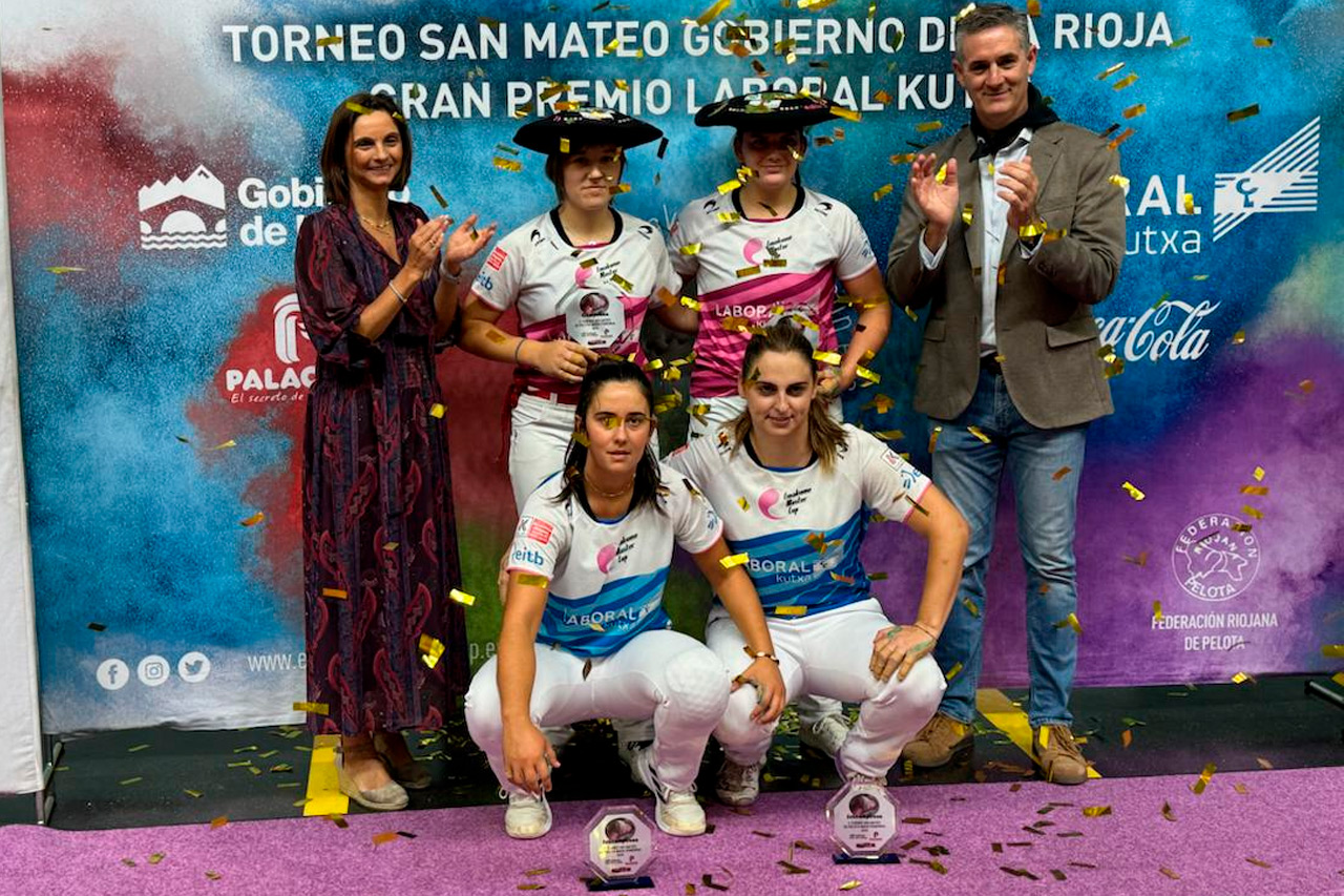 Goirui Zabaleta pone su clase para que las txapelas de San Mateo se queden en La Rioja