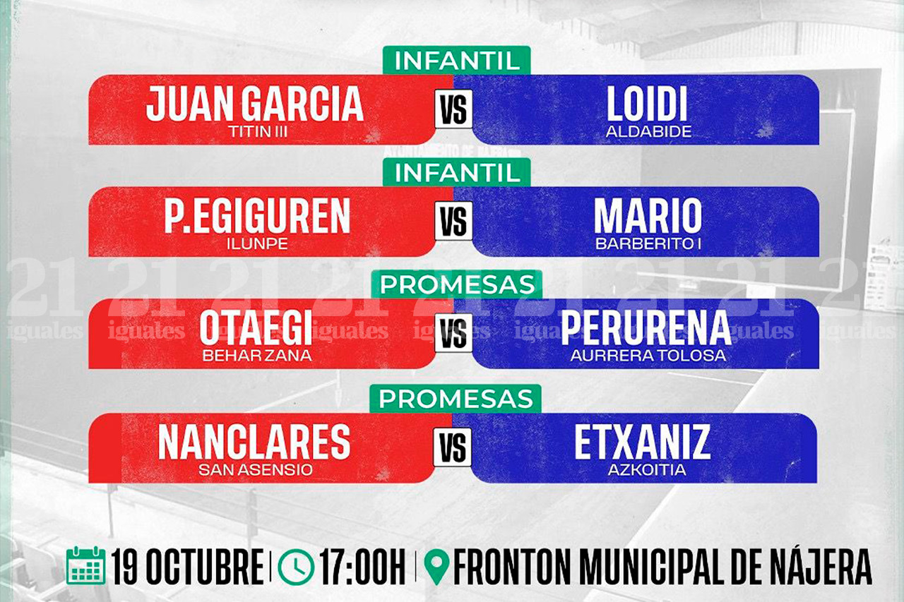Cartelera V Torneo Reino de Nájera > 19 octubre