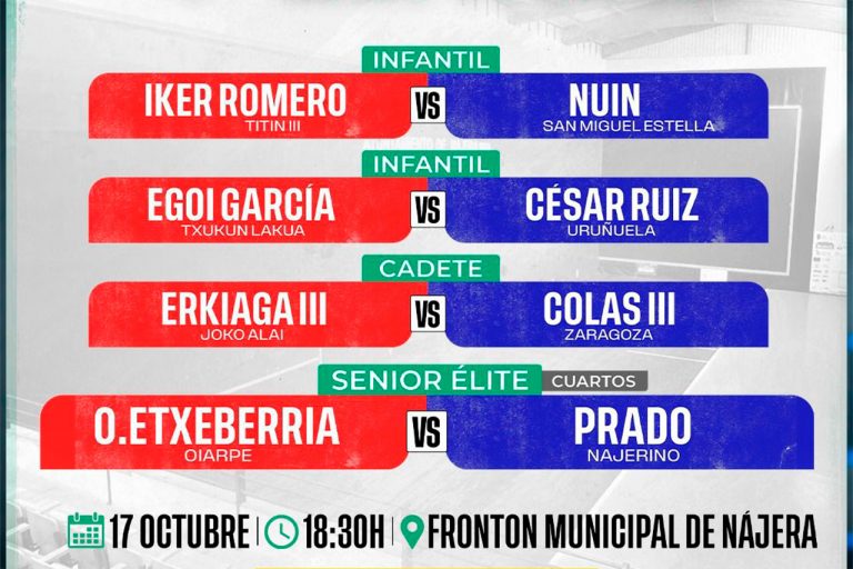 Cartelera V Torneo Reino de Nájera > 17 octubre
