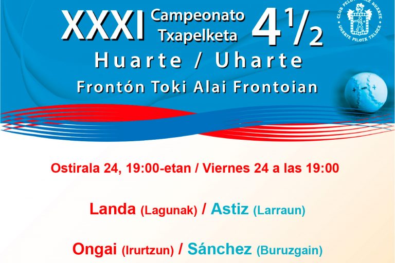 Cartelera 4 y medio Huarte 2025 > 1 jornada
