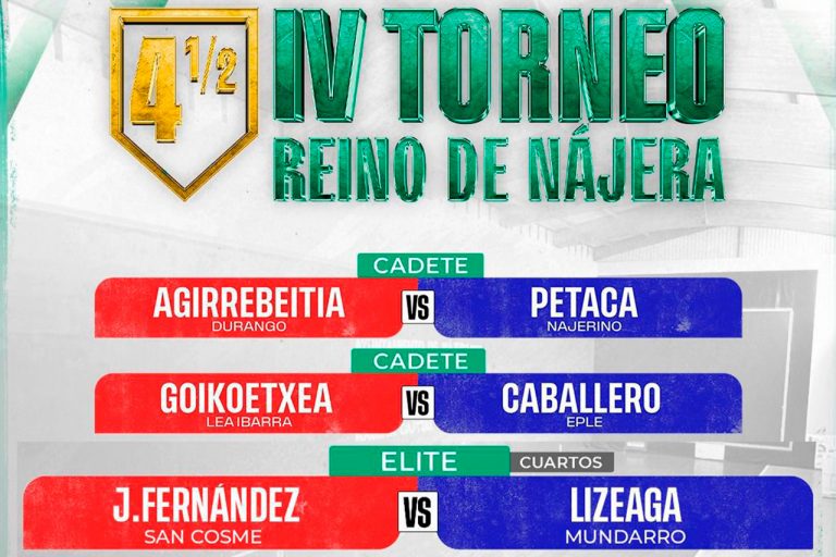 Cartelera V Torneo Reino de Nájera > 24 octubre