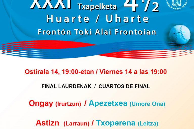 Cartelera 4 y medio Huarte 2025 > 5 jornada