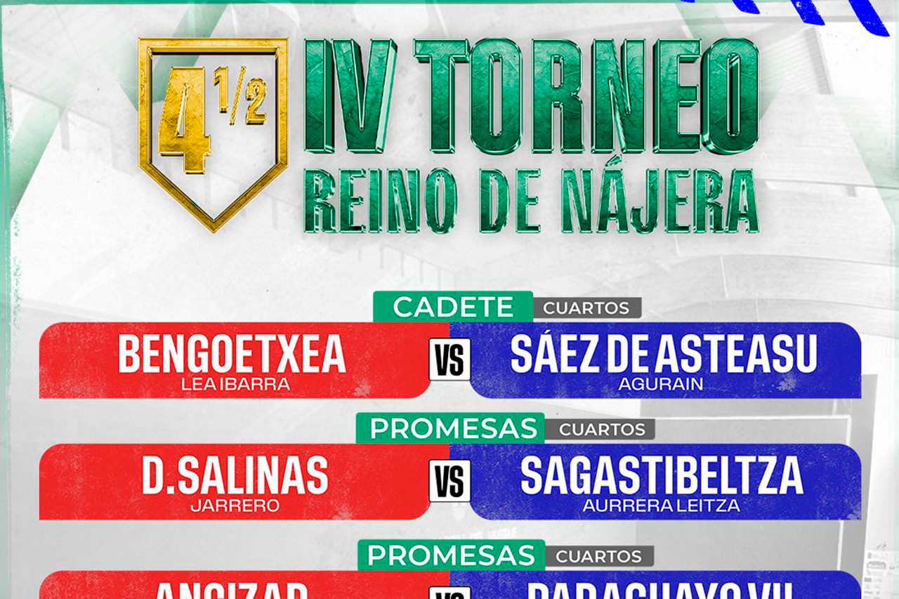 Cartelera V Torneo Reino de Nájera > 14 diciembre