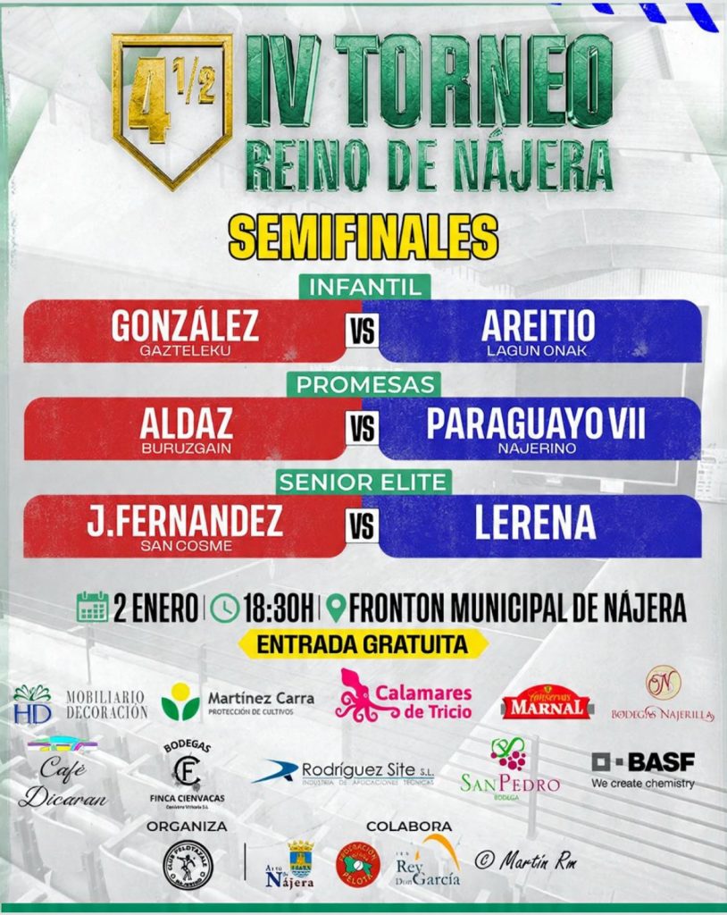 Semifinales IV Torneo Reino de Nájera