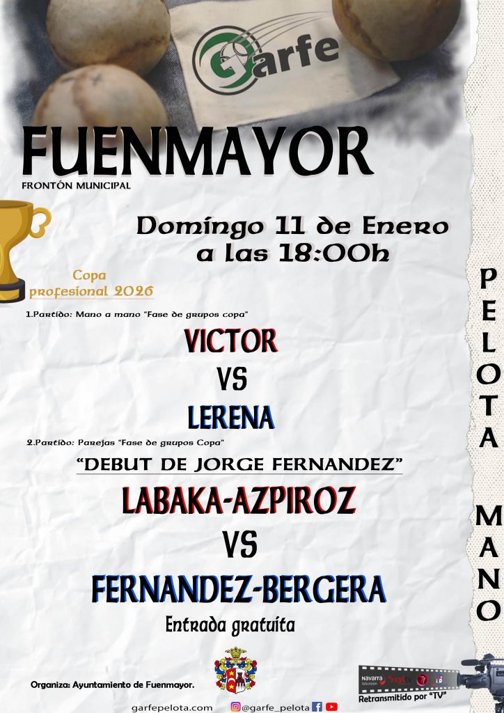 Jorge Fernandez debuta con Garfe en Fuenmayor