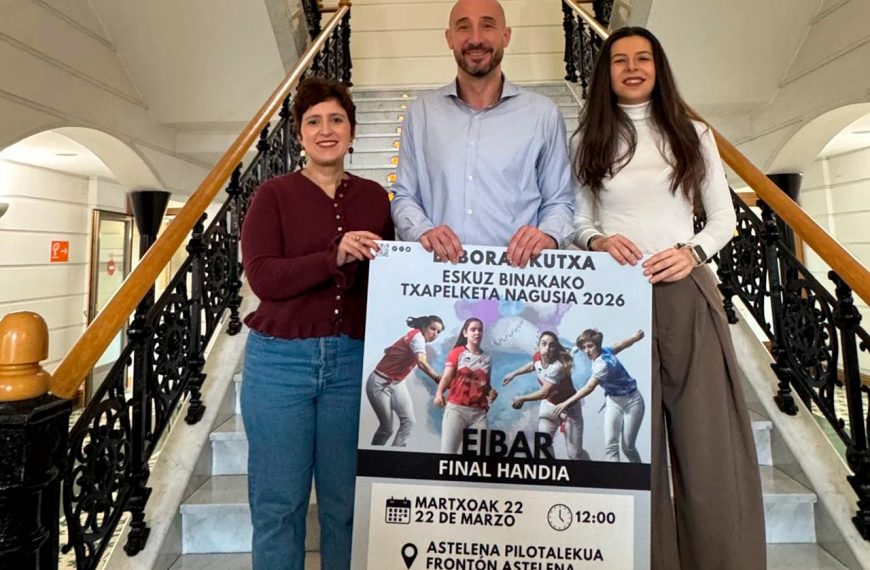 El histórico Astelena de Eibar acogerá la final del Campeonato de Parejas femenino el 22 de marzo