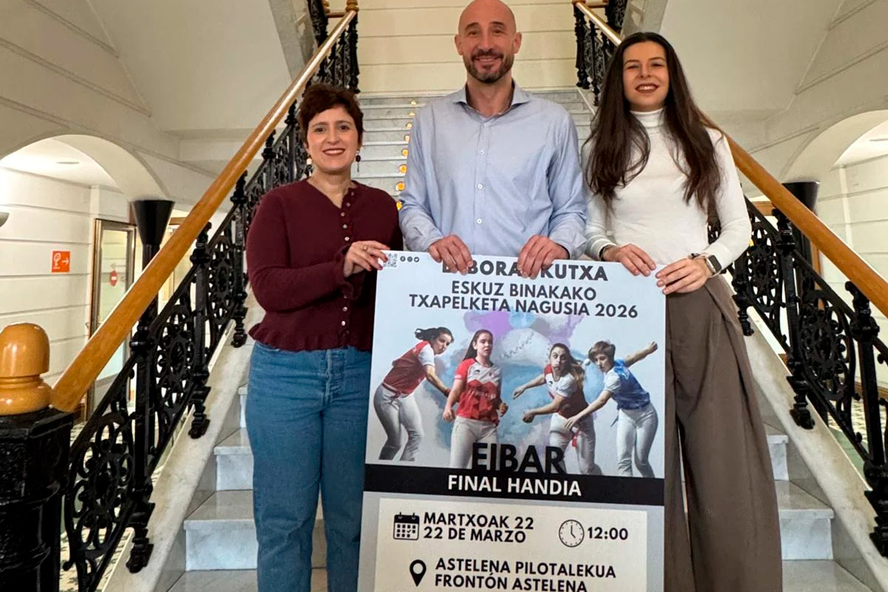 El histórico Astelena de Eibar acogerá la final del Campeonato de Parejas femenino el 22 de marzo