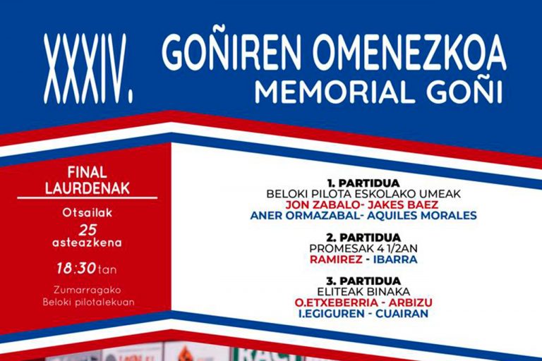 Oihan Etxeberria, el vigente campeón de la jaula quiere repetir también por parejas