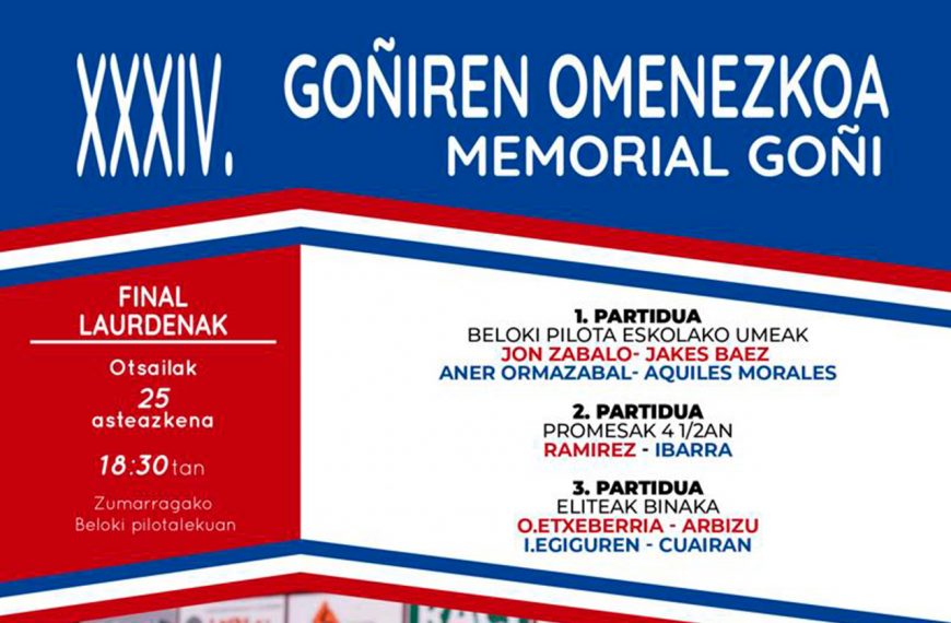 Oihan Etxeberria, el vigente campeón de la jaula quiere repetir también por parejas