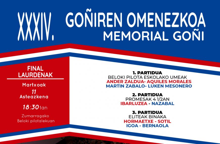 Oier Ibarluzea quiere dar el último paso que le queda en la competición de casa