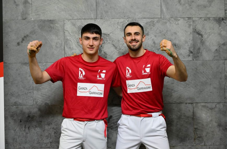 Las semifinales del Goñi elevan el listón y Murua y Arribillaga-Elorz lo superan con brillantez