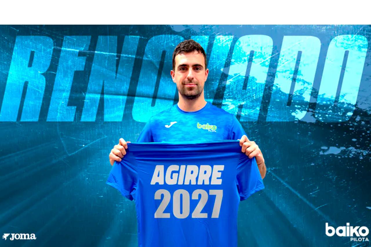 Agirre renueva por una temporada más con Baiko Pilota