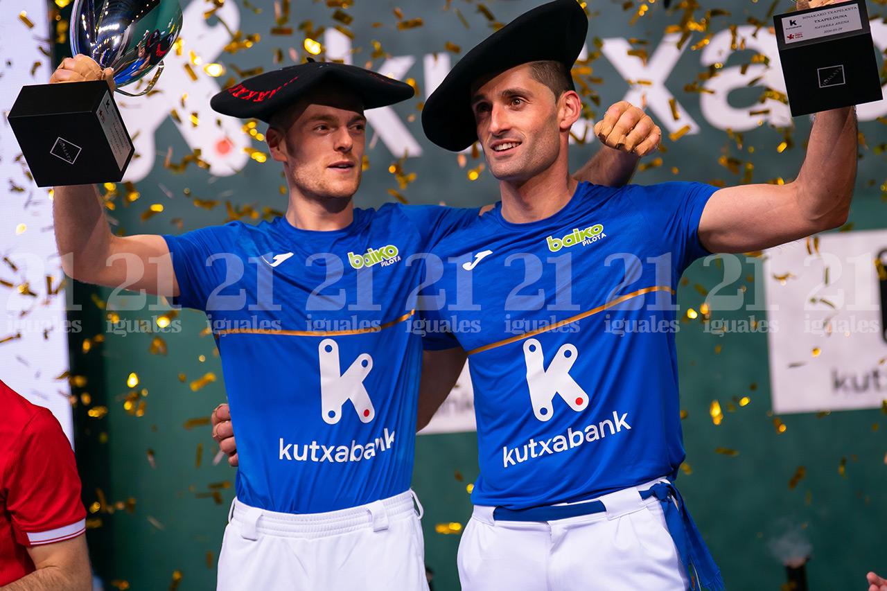 Laso y Albisu se ponen el mono de trabajo para llevarse la txapela